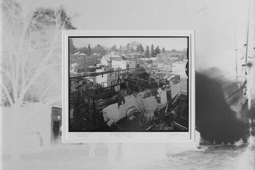 Survey of Parking Lot with Incinerated Theatre in Foreground #1 Main Image