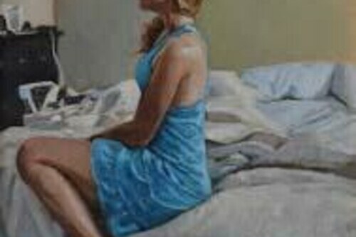 In Blue on Bed Main Image