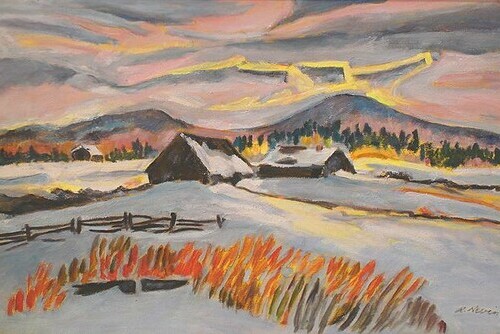 Farm in Winter Main Image
