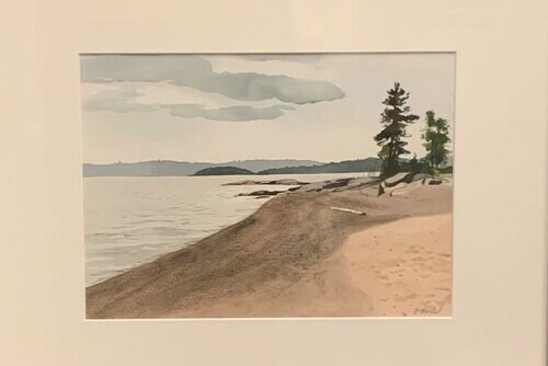 North Shore of Lake Superior Near Rossport Ontario Main Image