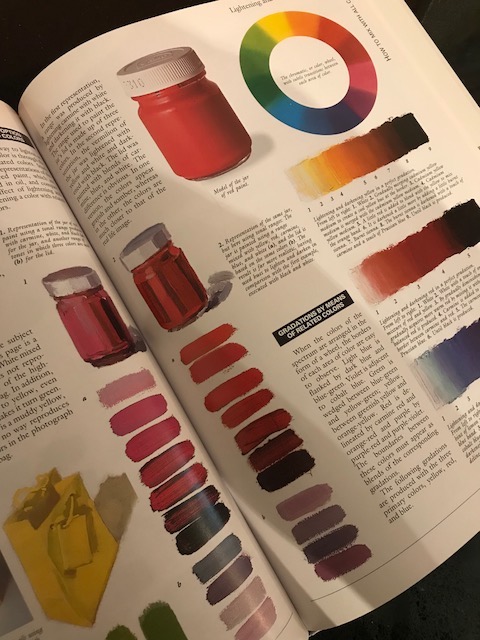 Techniques in color book interior