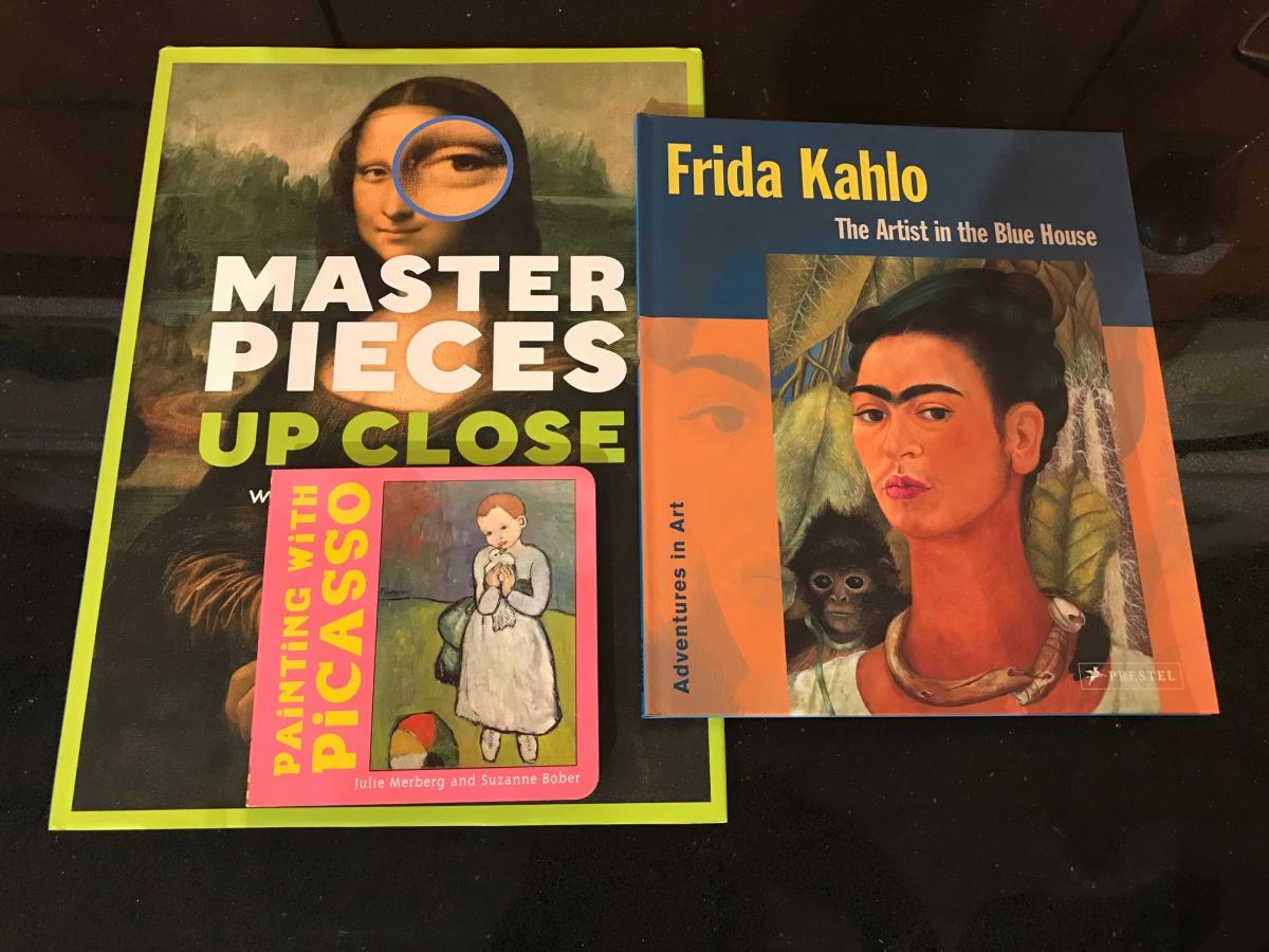 masterpieces up close, painting with Picasso, and Frida Kahlo.