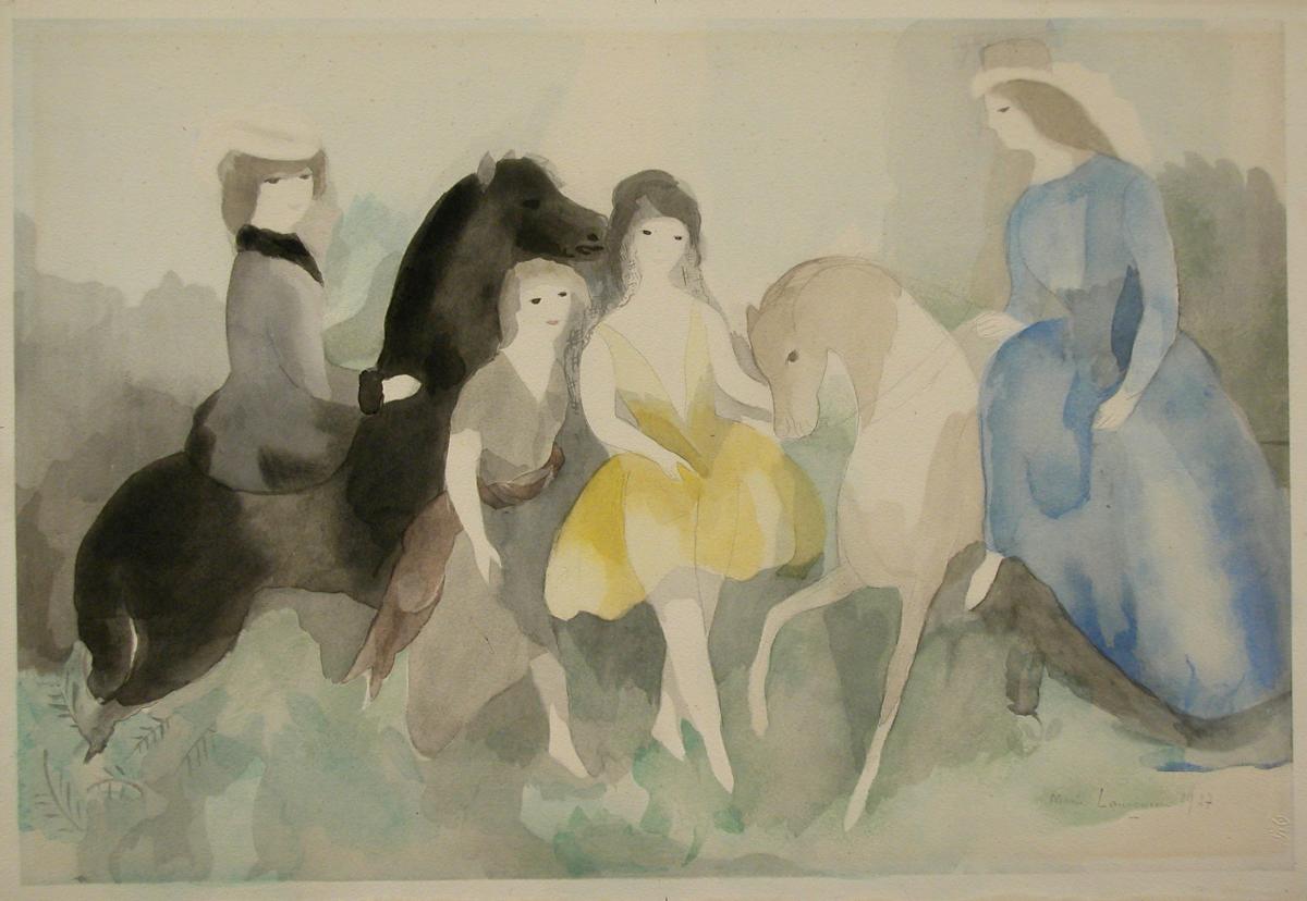 Girls and Horses artwork