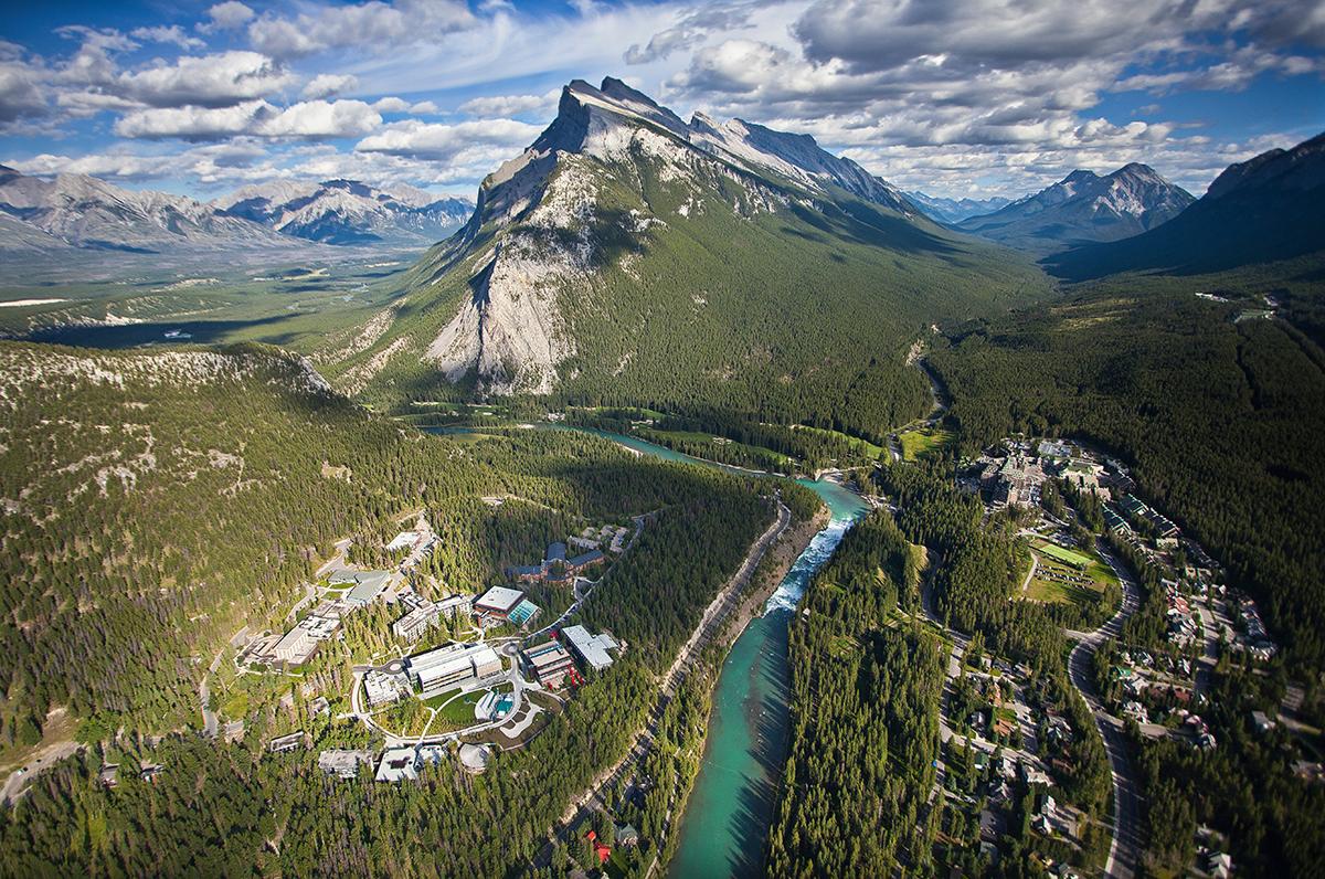Aerial View of Banff Centre