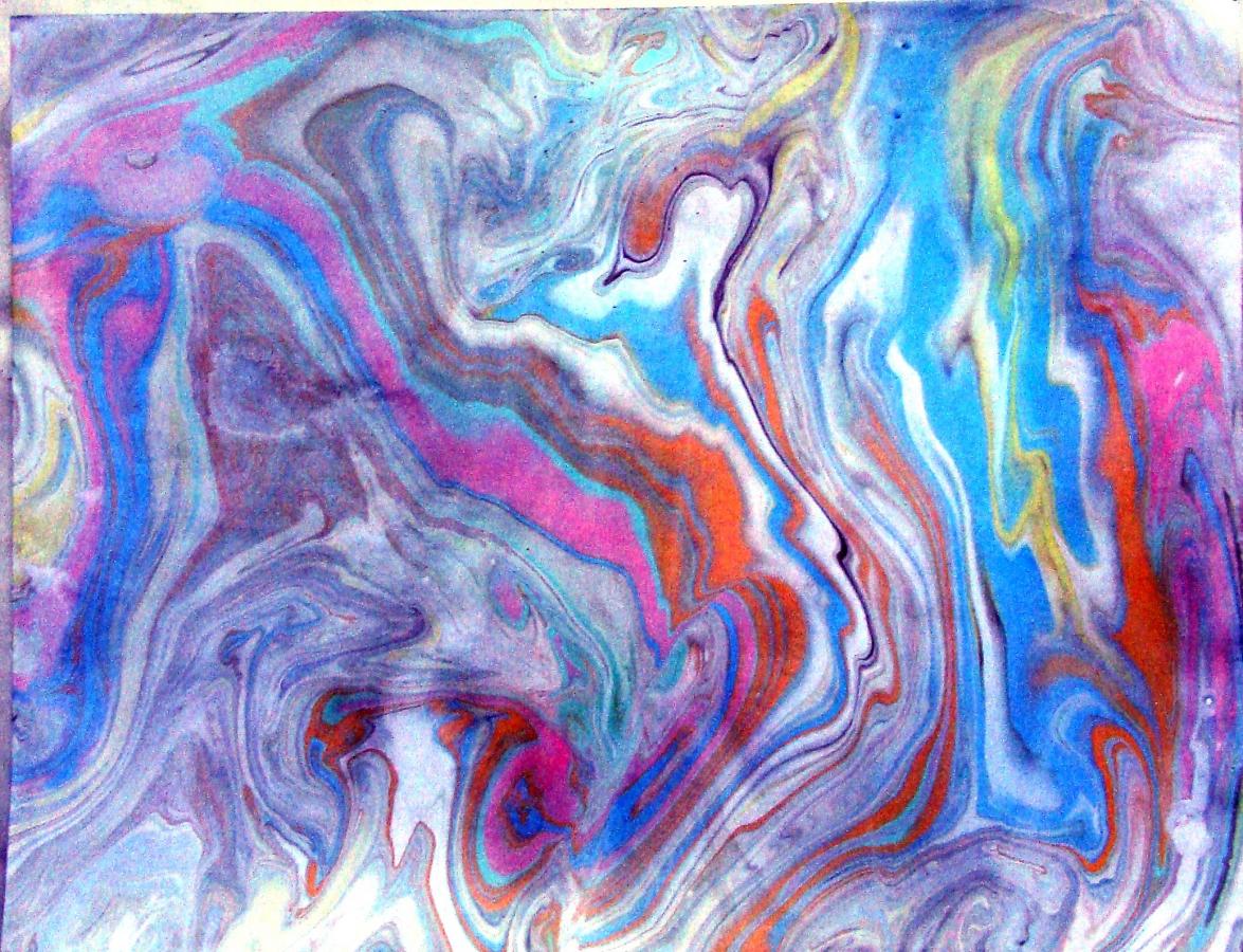 Image of marbled paper
