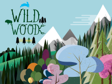 Title treatment for Wild Wood children's gallery
